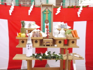 地鎮祭祭壇